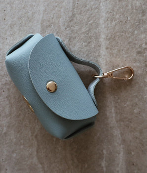 Sky Blue Poop Bag Holder